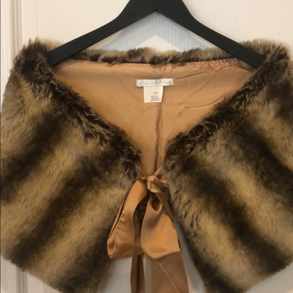 Dina Bar-El Faux Fur Shawl